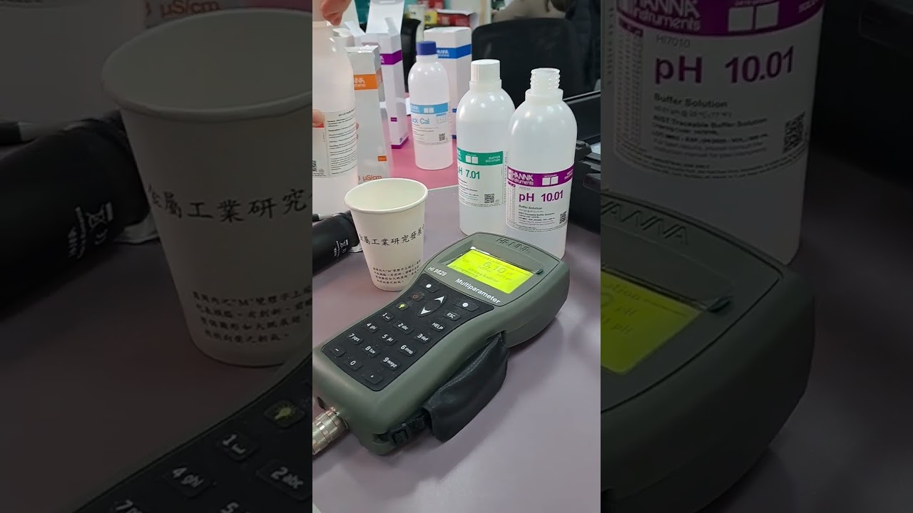 Hanna HI9829 pH/ORP/EC/電阻率/鹽度/DO/大氣壓/溫度 多合一水質檢測儀 儀器介紹＋校正教學