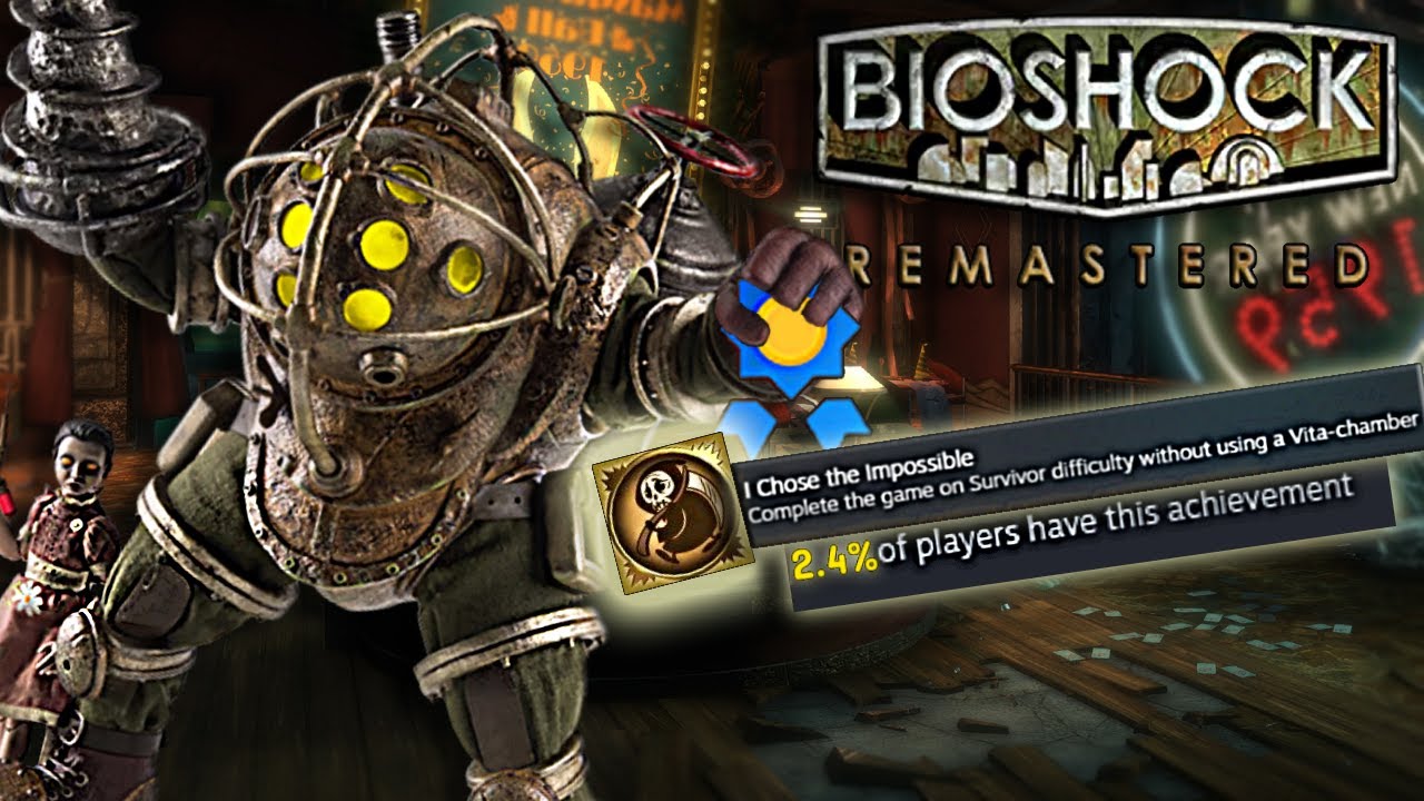 BIOSHOCK is one of the HARDEST games to 100%