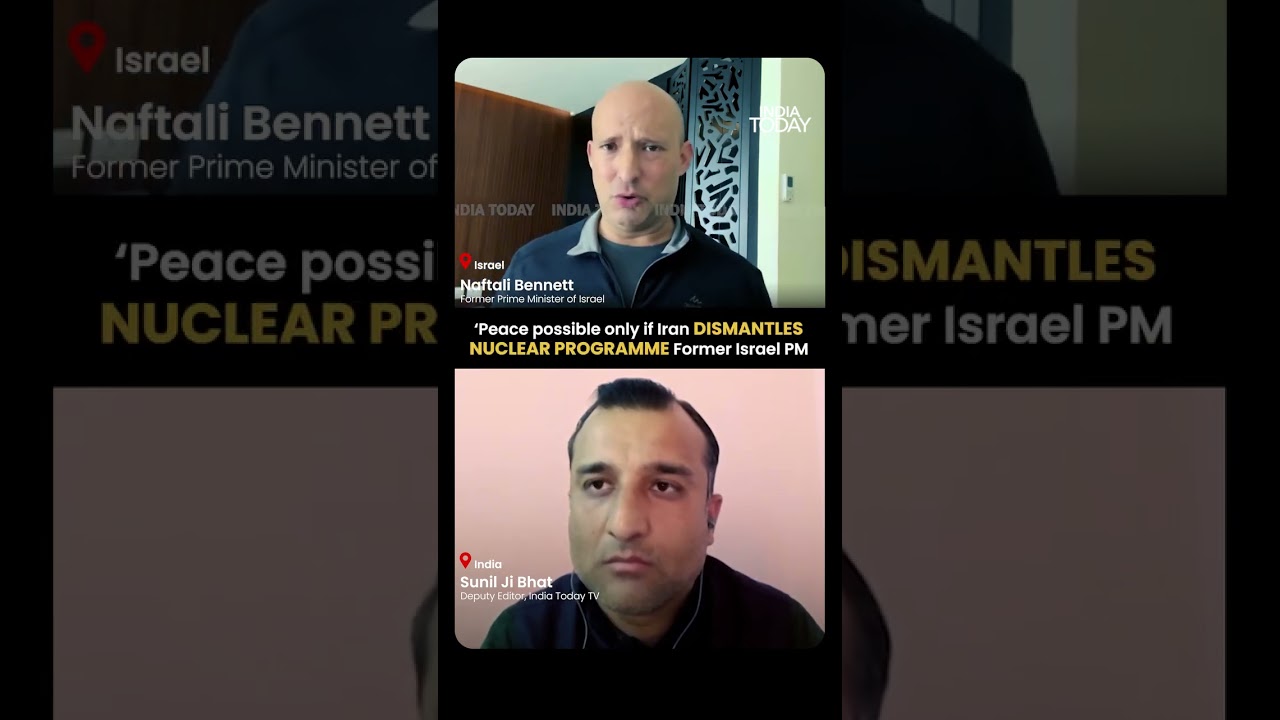 Iran News: Naftali says Peace Possible Only If Iran Dismantles Nuclear & Missile Programs #Shorts