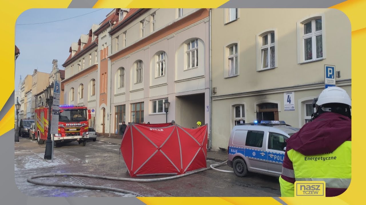 Nasz Tczew 08.01.2026: Śmiertelna ofiara pożaru na starówce - Tv Tetka Tczew HD