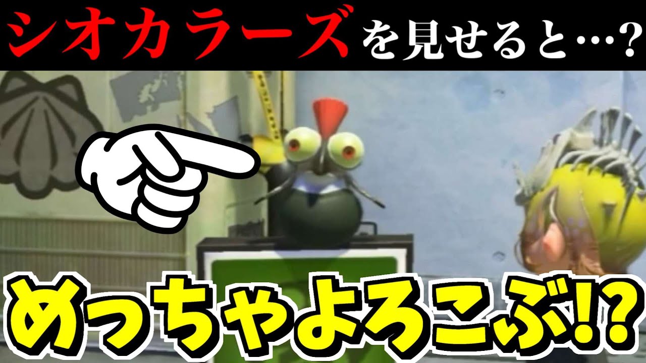 コジャケはシオカラーズの前だとめっちゃ嬉しそうにはしゃぐ！？実際にやってみた【スプラトゥーン3】【スプラ小ネタ】