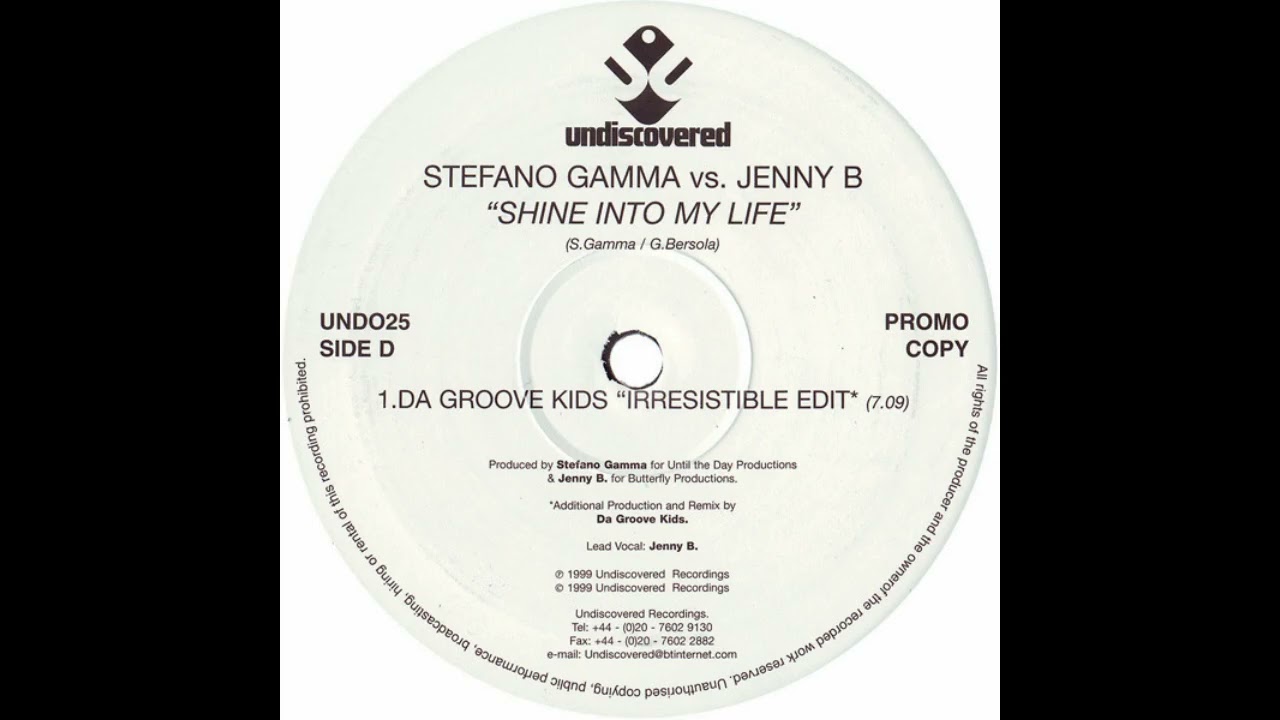 Stefano Gamma - Shine Into My Life (Da Groove Kids Irresistible Edit)