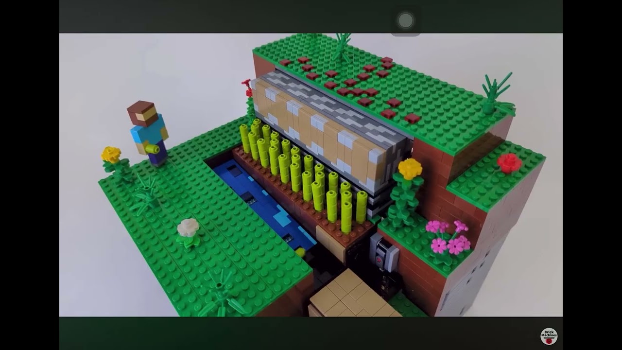 New Lego Minecraft Sugarcane Farm in Minecraft v1 in Real Life