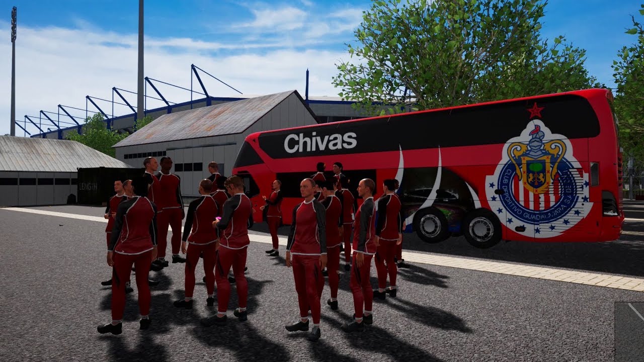 Chiva Bus | Neoplan Skyliner dos pisos | Ruta a Núremberg | Football Team Bus DLC