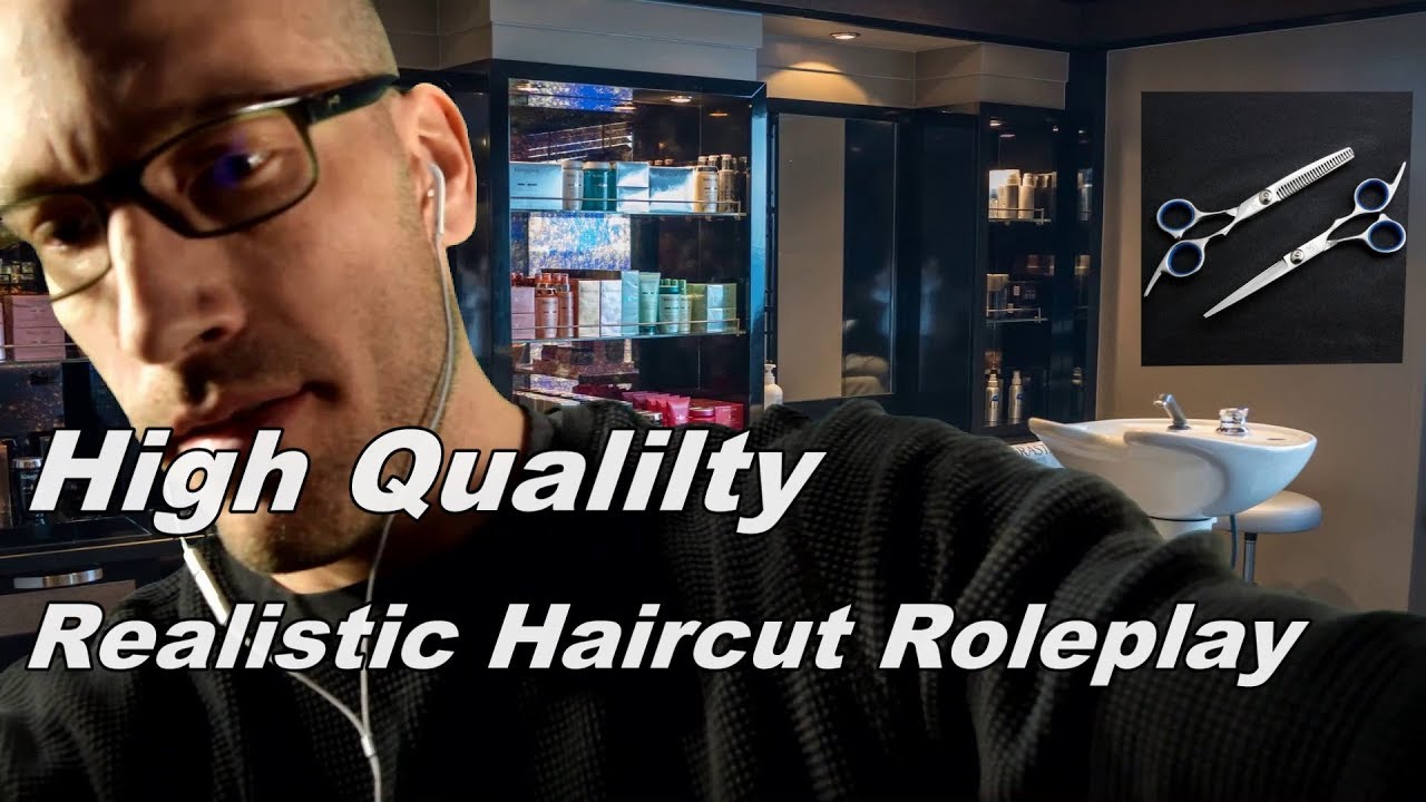 ✂Haircut Roleplay HQ ASMR [Hair Wash, Scalp and Ear Massage] Male Whispers