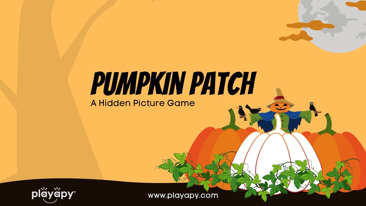 PUMPKIN PATCH | Hidden Picture Game for Kids | Halloween Visual Perception Handwriting Activity