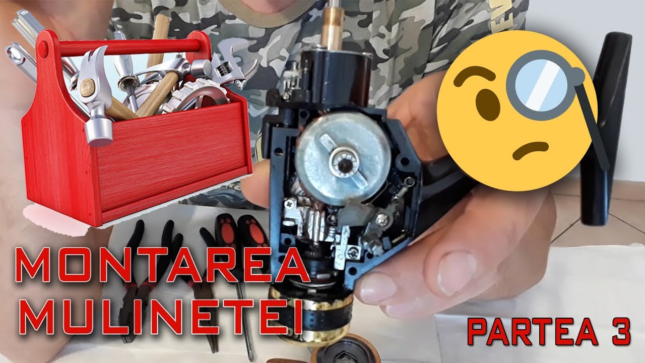 STUDIO TIME [E.5] Montarea mulinetei (P.3) | Assembling the reel