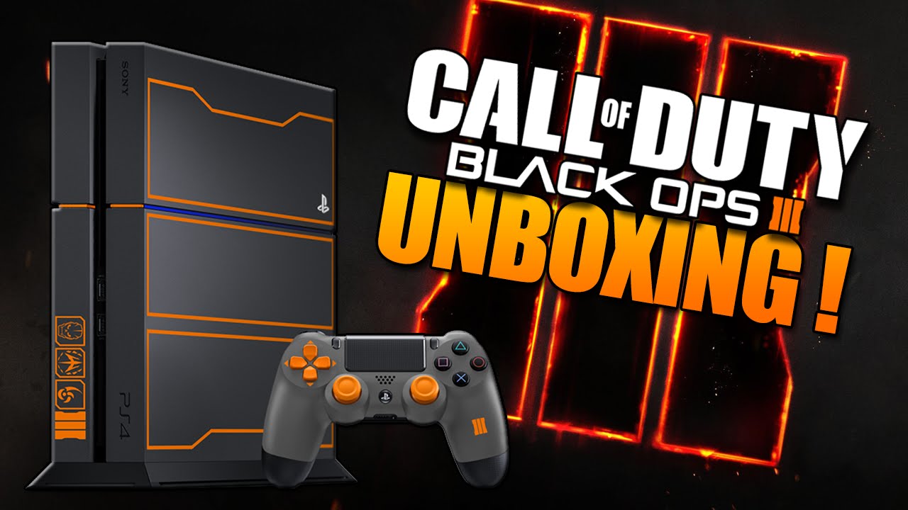 UNBOXING PS4 EDITION CALL OF DUTY BLACK OPS 3 !