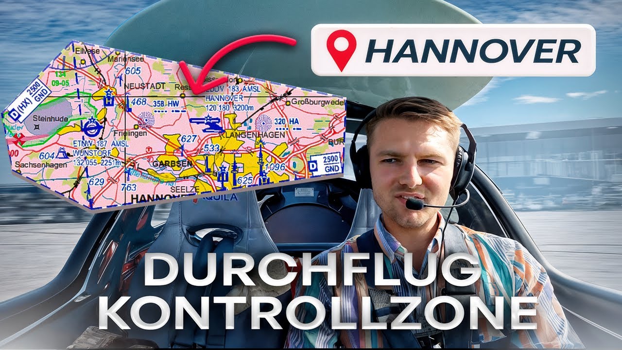 Als Privatpilot durch die Kontrollzone in Hannover (EDDV)