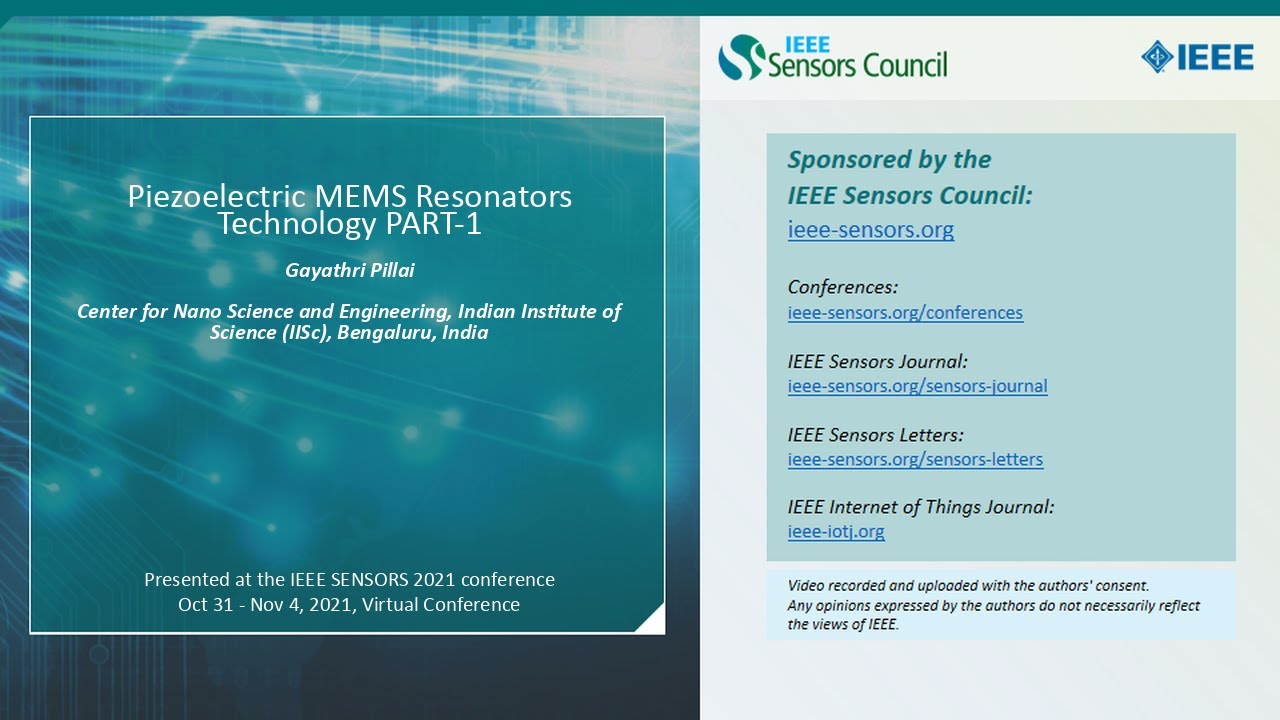 Piezoelectric MEMS Resonators Technology PART-1