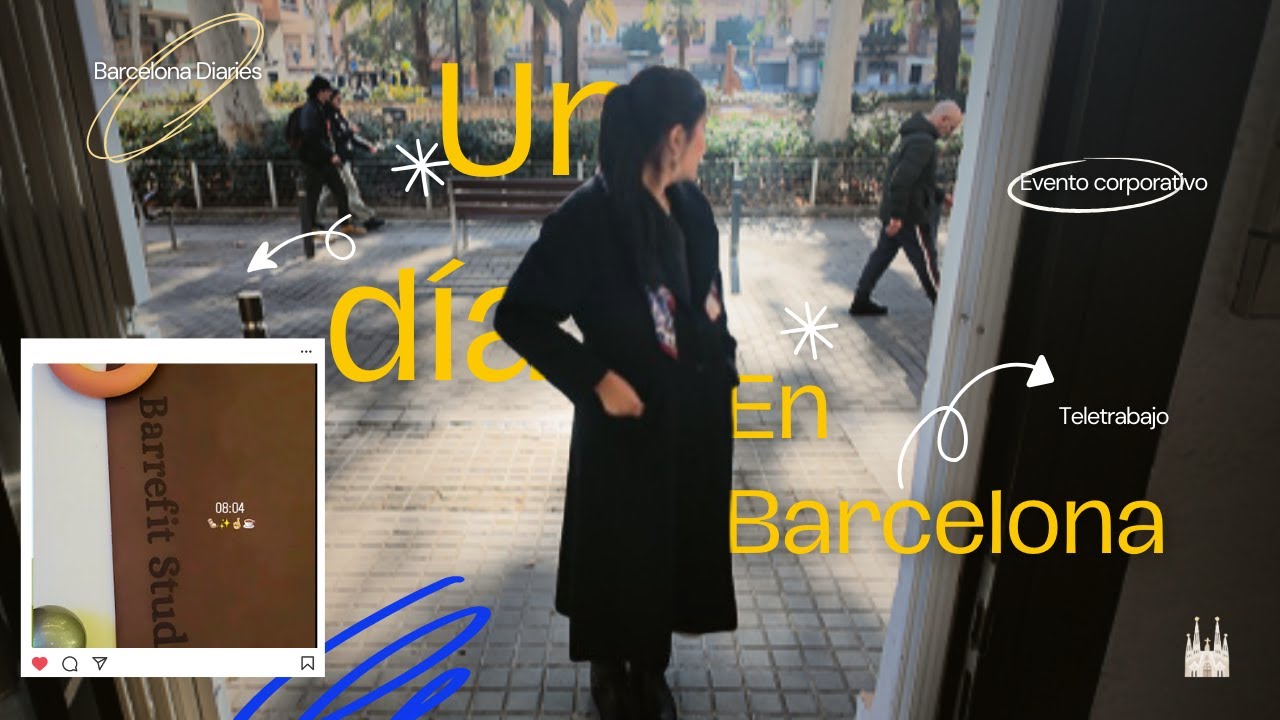 Barcelona diaries 🍒 barre , día productivo, evento de trabajo y me compro el iphone 16pro