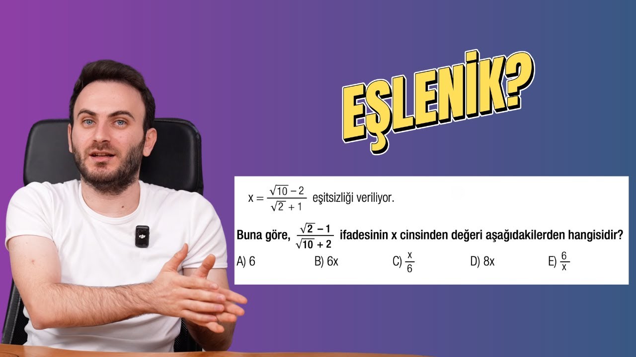 Köklü Sayılar Soru Çözümü | Eşlenik