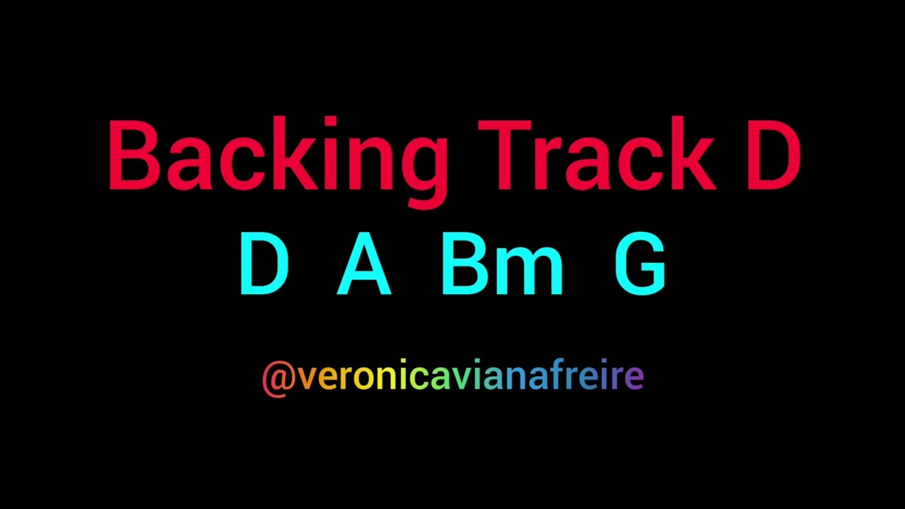 Backing Track D - D A Bm G
