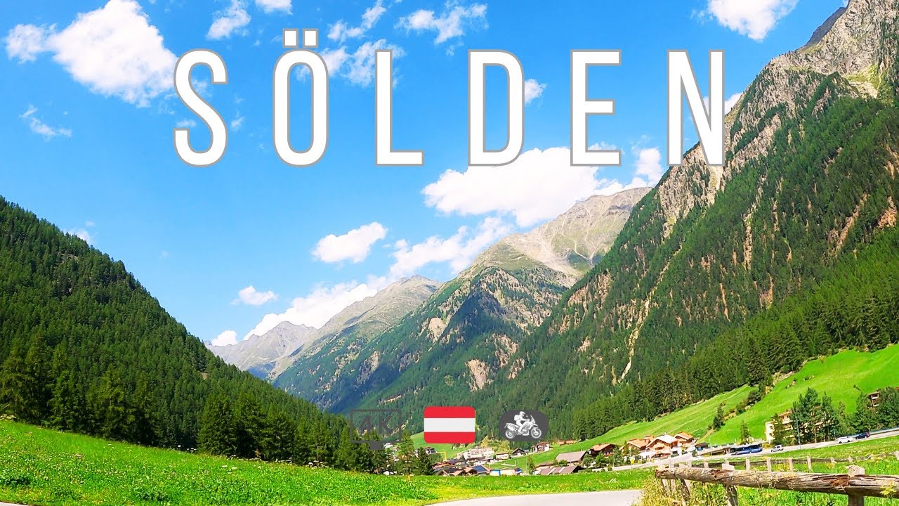 Проезд через Зёльден - Хохсёльден - 4k - Австрия