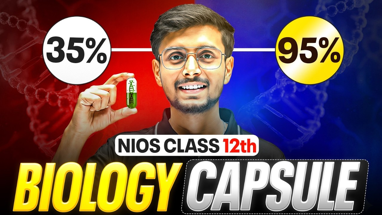 NIOS Class 12th Biology Last Capsule | Most Important Questions | Pass 100% | NO Fail