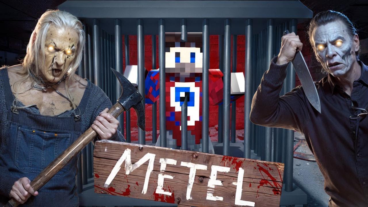 😱СБЕЖАЛ ОТ ПАПЫ МАНЬЯКА в METEL HORROR ESCAPE в Майнкрафт..