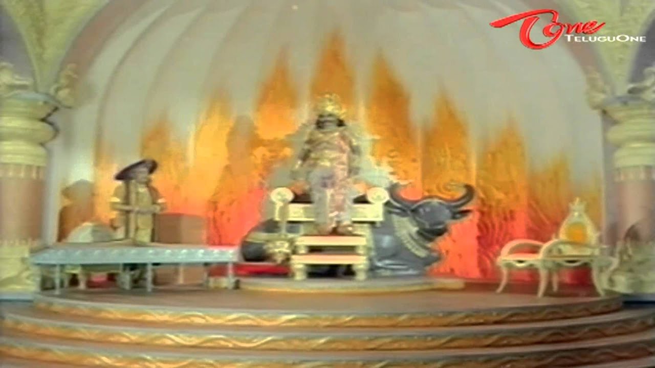 Kaikala Satya Narayana As Yamadharma Raja Comedy In Hell