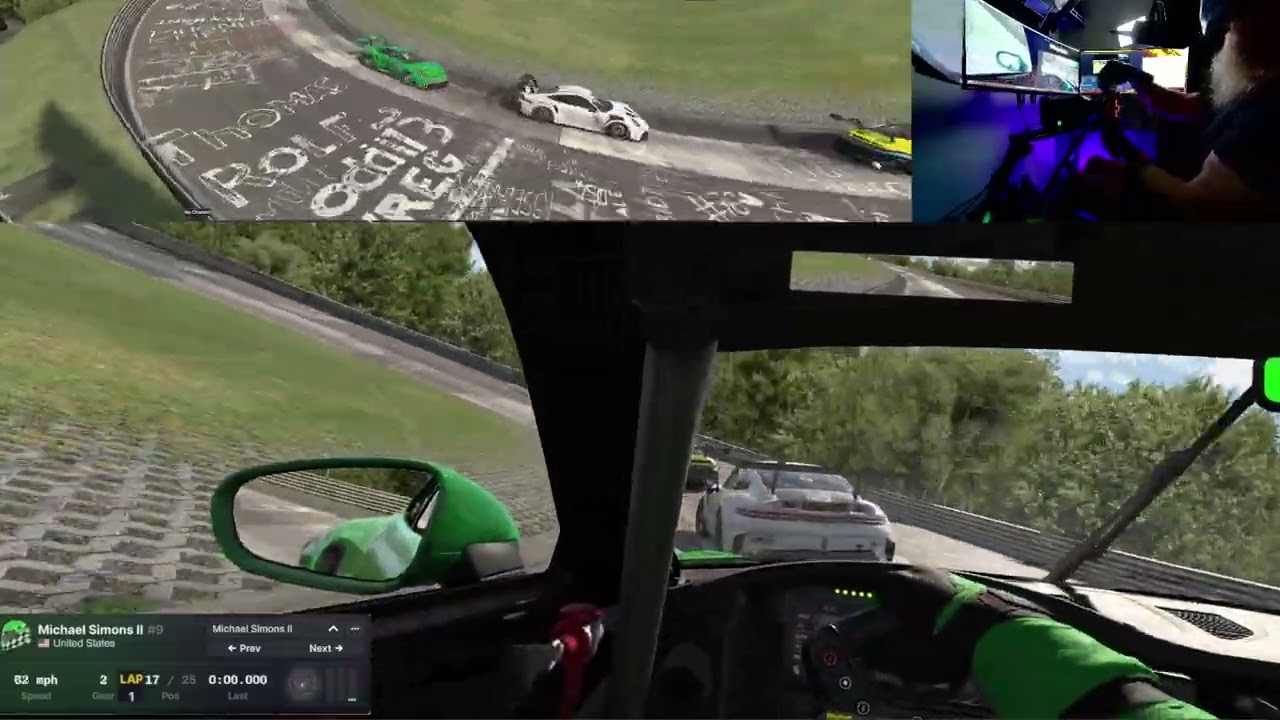 Nurburgring 17th to 7th