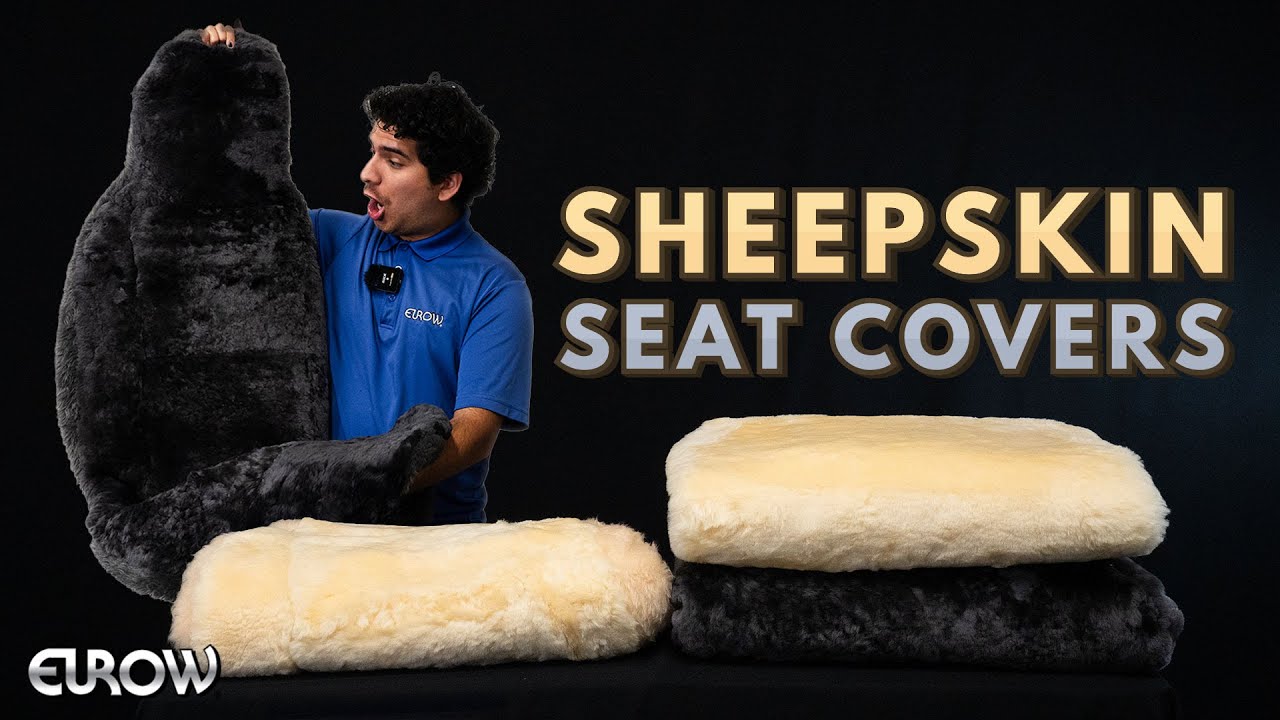 Best Genuine Sheepskin Seat covers for your car| 🐑Universal fit & all-weather compatible  ✨💯