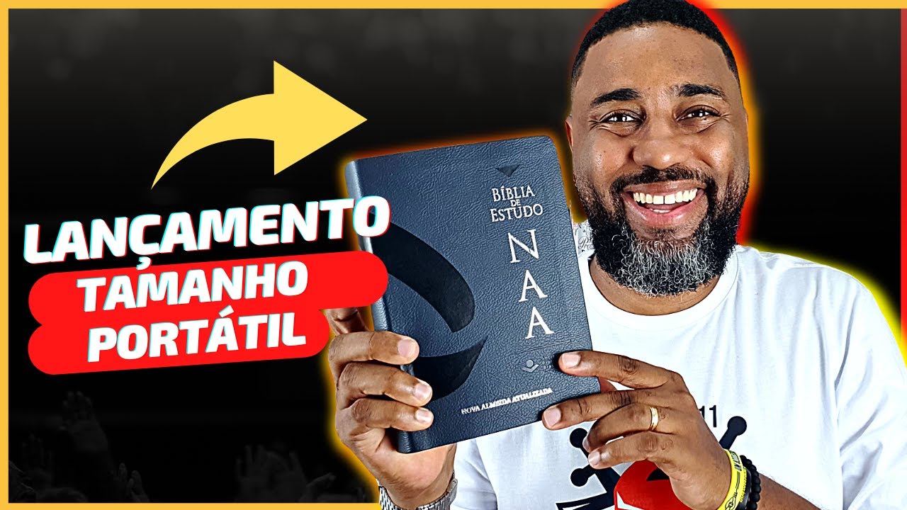 👑BÍBLIA DE ESTUDO NAA PORTÁTIL - Bíblia de Estudo | Flávio Sacramento