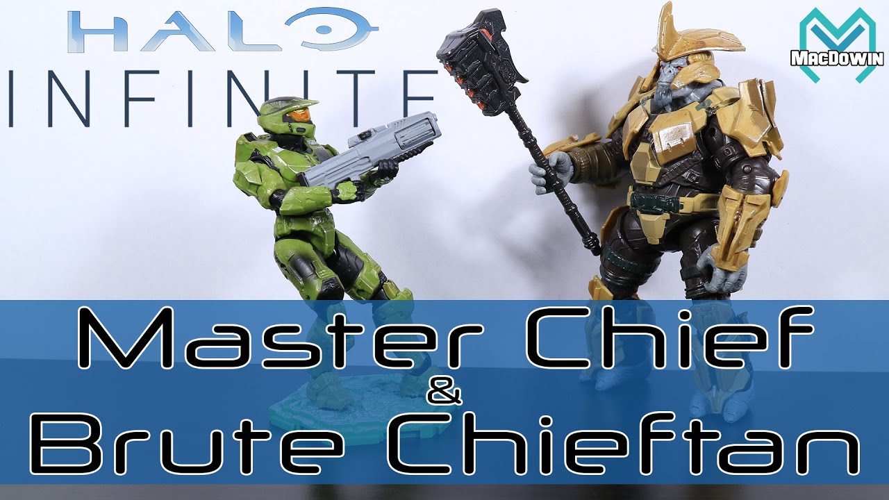 *НОВИНКА* НАБОР ИЗ 2 ФИГУРОК MASTER CHIEF / BRUTE CHIEFTAIN 2020 | Обзор фигурок 3.75 дюйма | Hal...
