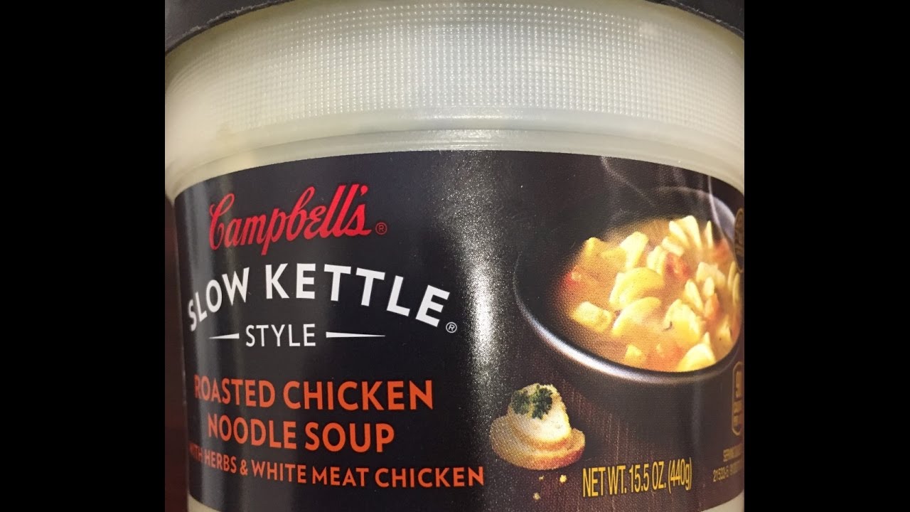 Campbell&rsquo;s Slow Kettle Style Roasted Chicken Noodle Soup Review