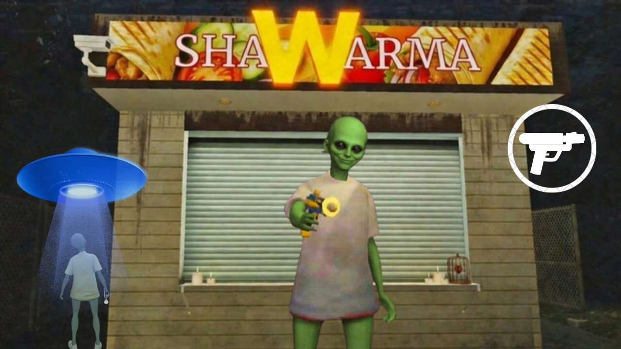 What If I BECOME The ALIEN? Weather Update - Scary Shawarma Kiosk: The ANOMALY | Roblox