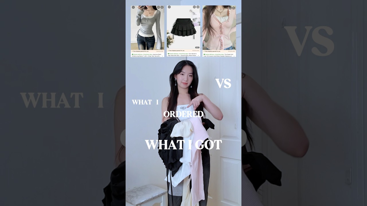 what I ordered vs what I got (temu edition) @temu #tryonhaul #outfits #temu #temureview #fashion