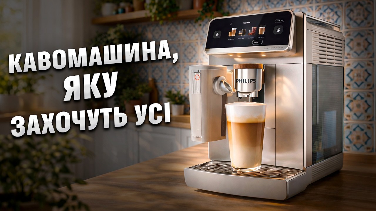 Ідеальна кавоварка знайдена! Понад 50 напоїв та інтуїтивний TFT-дисплей | COMFY