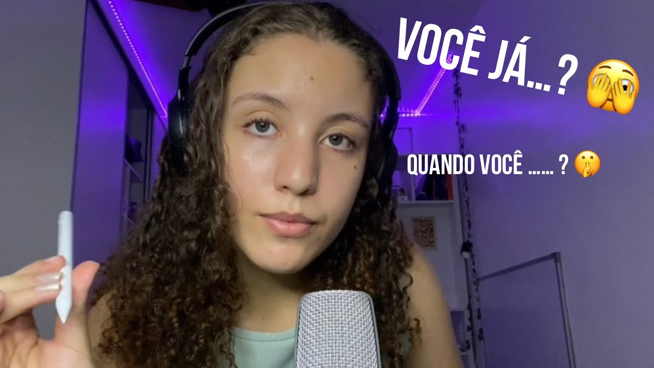 ASMR te fazendo perguntas DESCONFORTÁVEIS duvido conseguir responder todas