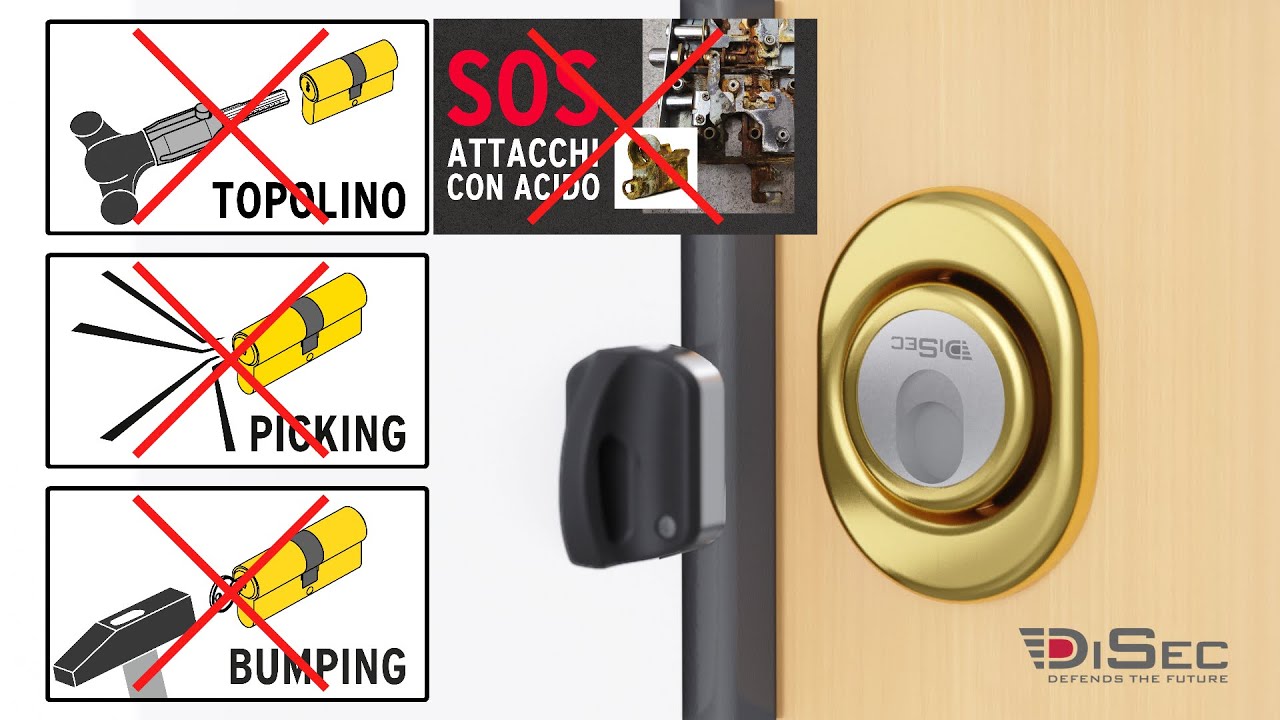 DiSec - Protezione magnetica - Contro le tecniche di scasso più pericolose.