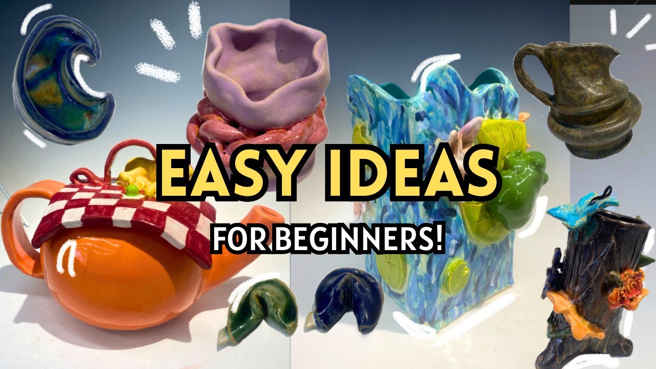 Easy Ceramic Project Ideas for Beginners + How to Tutorials!!