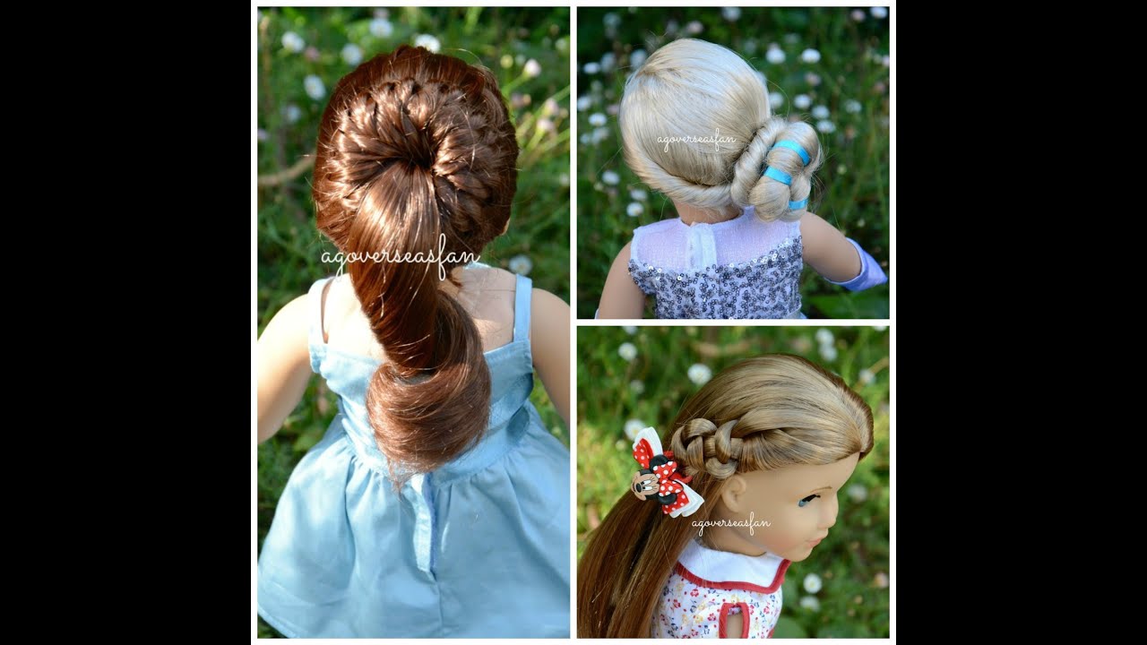 How To Style Easy Winter American Girl Holiday Hairstyles DIY