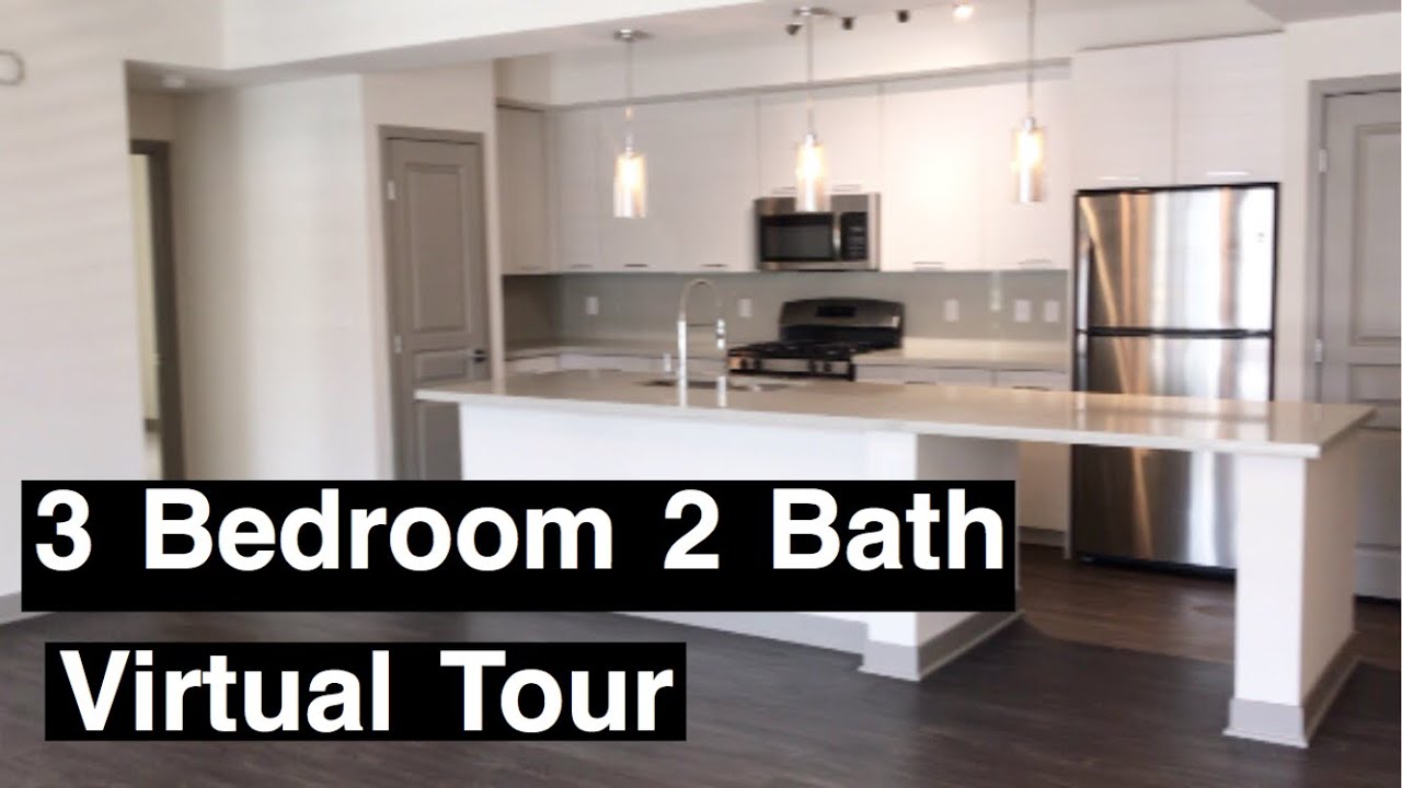 Las Vegas 3 Bedroom 2 Bath Luxury Apartment Tour | Zerzura Apts