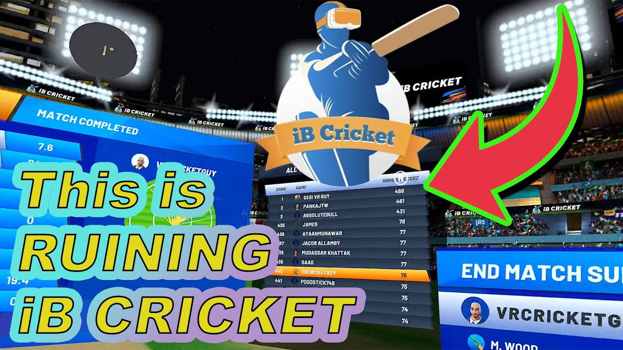 This is RUINING iB CRICKET - This is making a mockery of the 'realism' of the game.