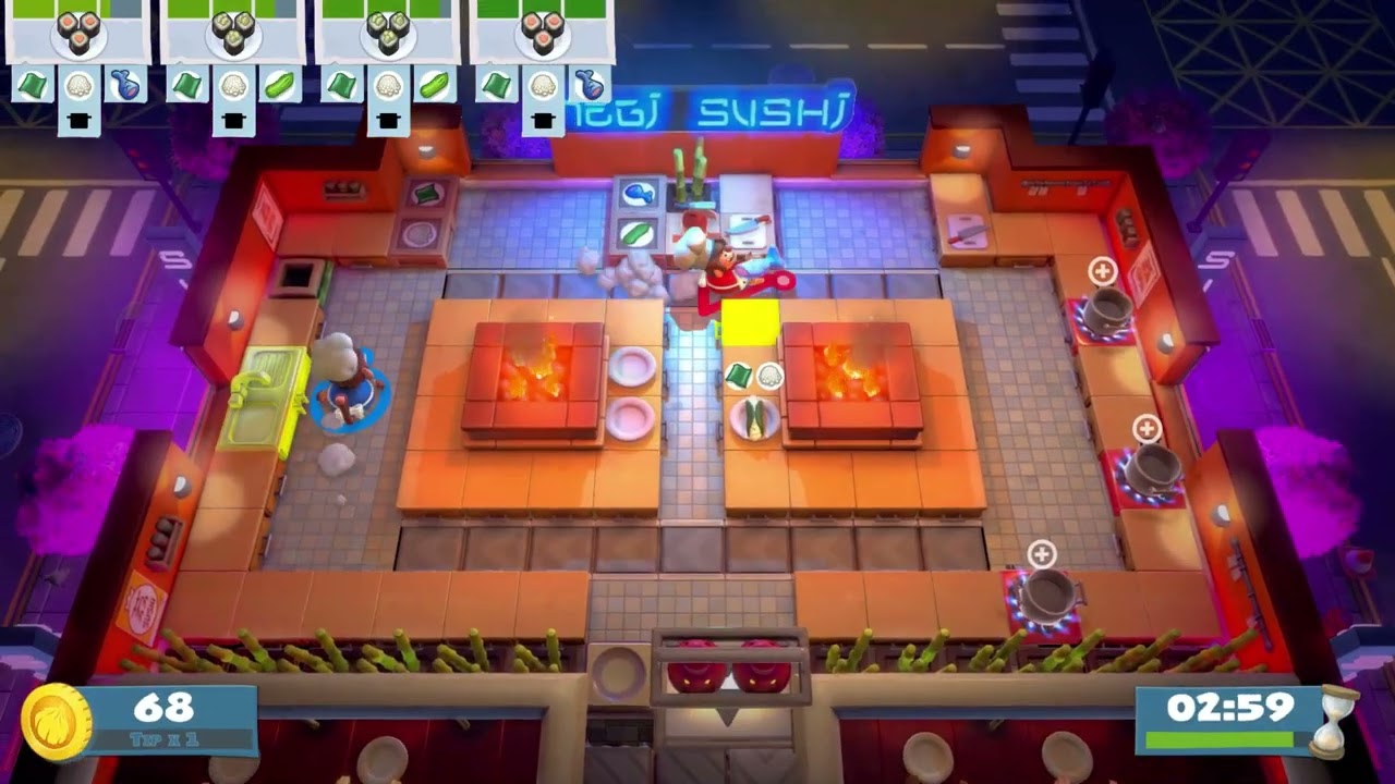 Overcooked 2! (All You Can Eeat) | Monito y Perrito | PART 2
