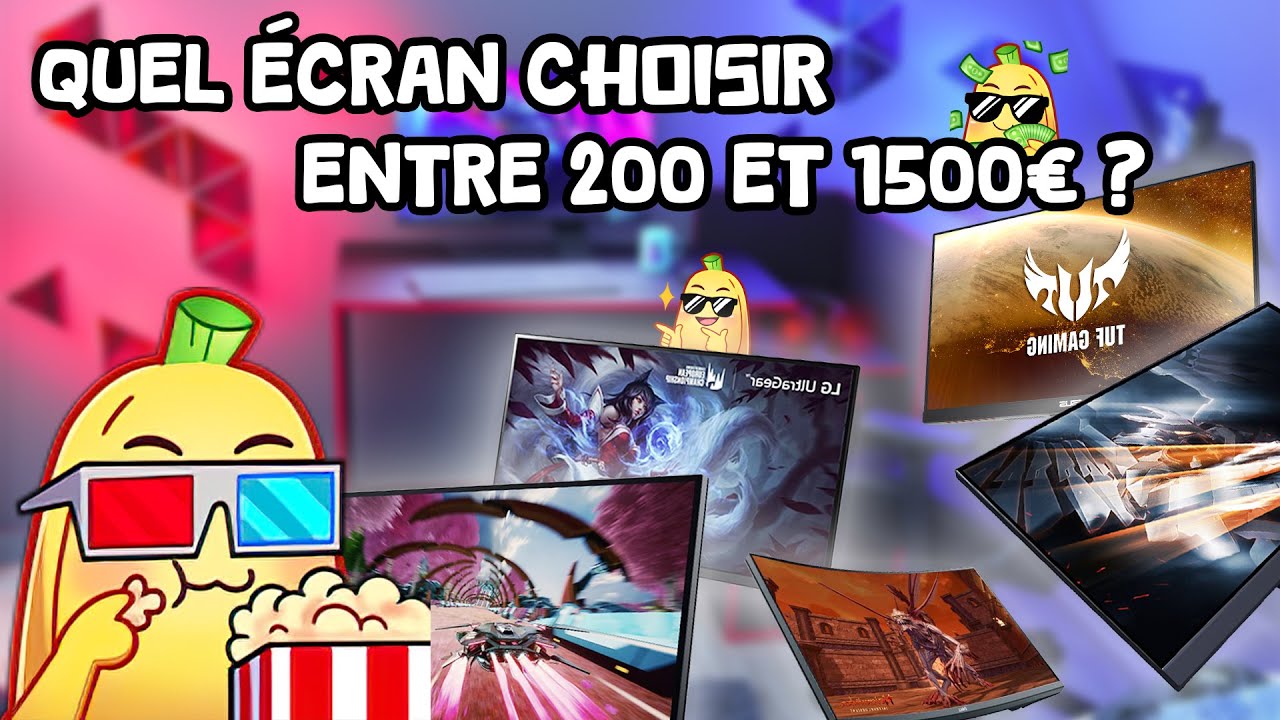 Quel écran GAMING choisir selon VOTRE budget ? (De 200 à 1300€ !)