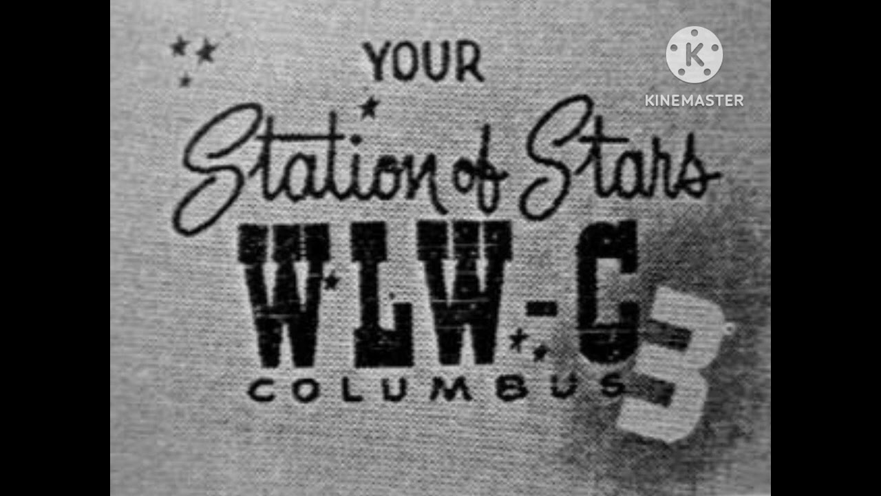 WLWC TV Ident 1949 (in Radio way from CBS)