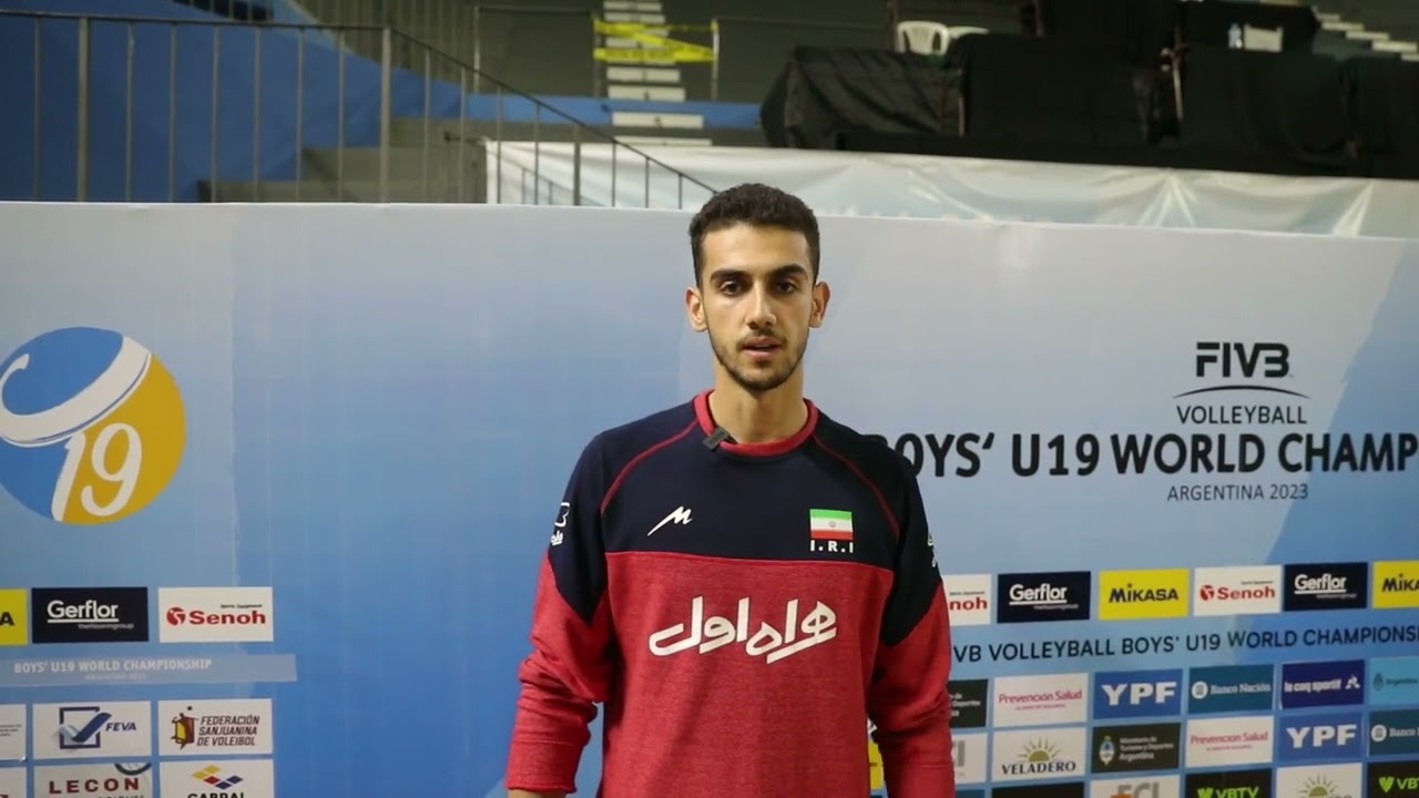 FIVB BOY'S U19 CHAMPIONSHIP 2023 | Mani Alikhani interview after Iran Vs Korea match