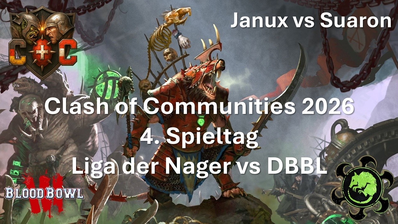 Janux vs Suaron | Blood Bowl 3 Spielanalyse - Clash of Communities 2026