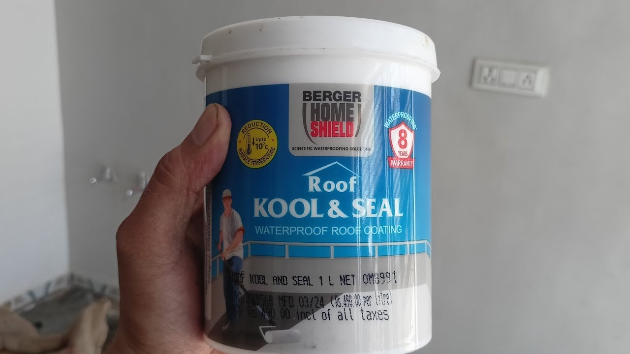 छत की लीकेज को कहे टाटा बाय | Berger paints| Roof Kool & Seal | New videos | New products damp proof