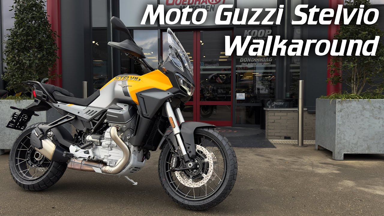 Moto Guzzi Stelvio | Walkaround | Sound | Dashboard