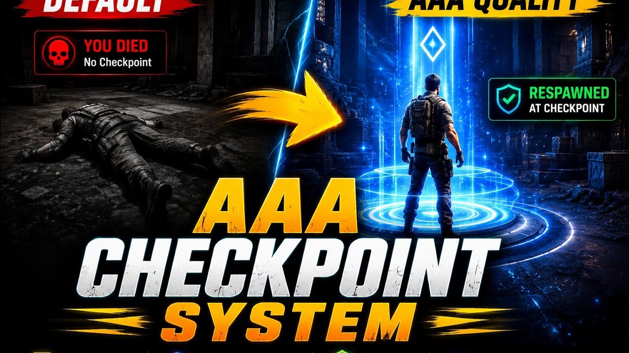 Unreal Engine 5 Checkpoint System (Save & Respawn Tutorial)