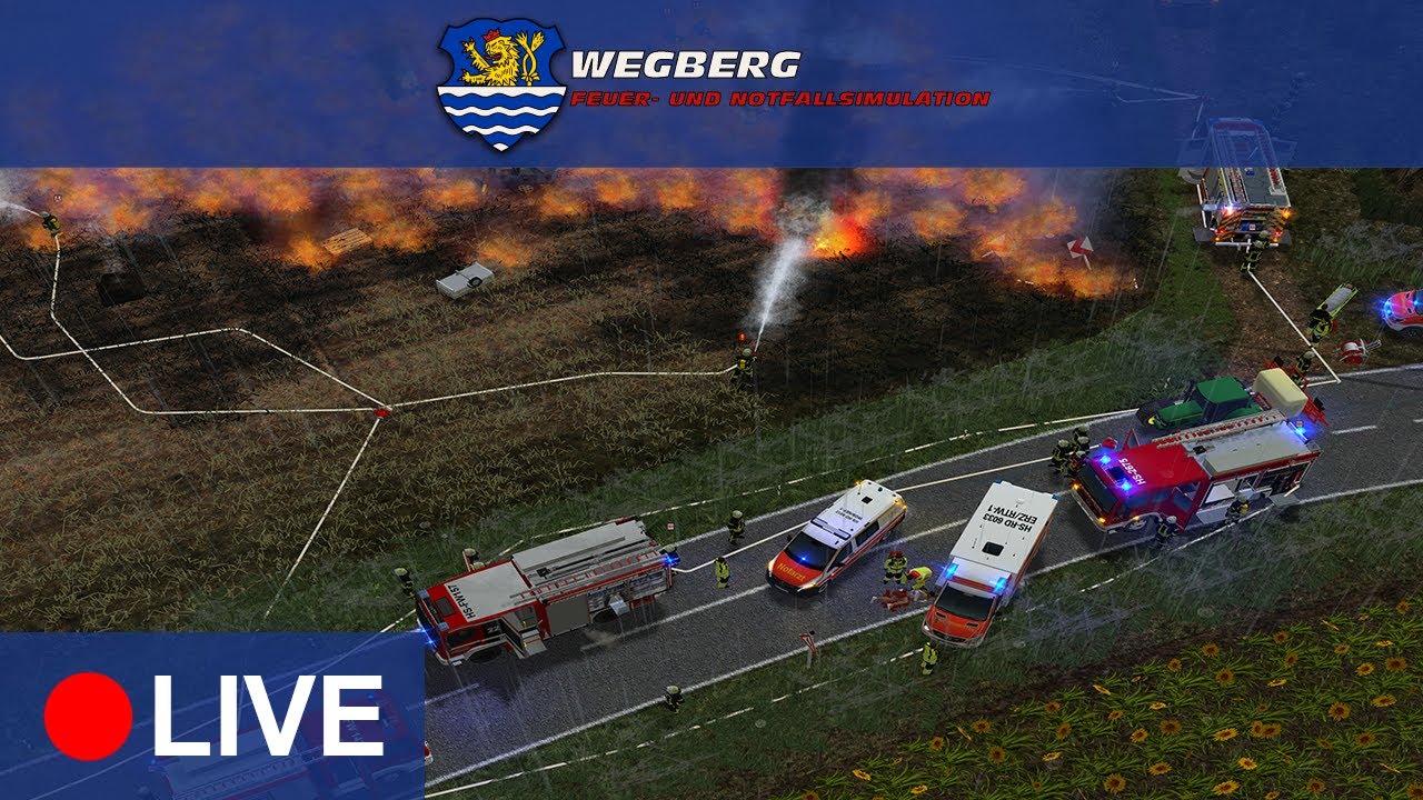 EM4 WEGBERG V8 [#08] Feuer, Gasgeruch und TH-Einsätze! [📷4K] [🔴LIVESTREAM]