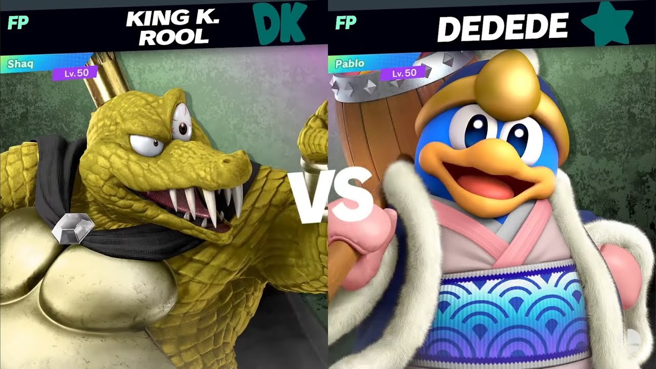 JP Amiibo Battles: King K. Rool vs King Dedede (Shaq vs Pablo)
