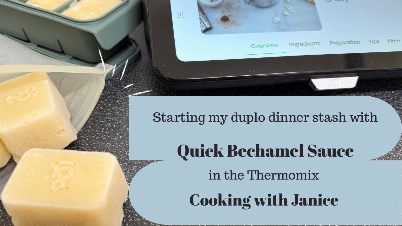 Начинаю готовить ужин из конструктора Duplo с простого соуса бешамель в Thermomix (TM7) - Готовим...
