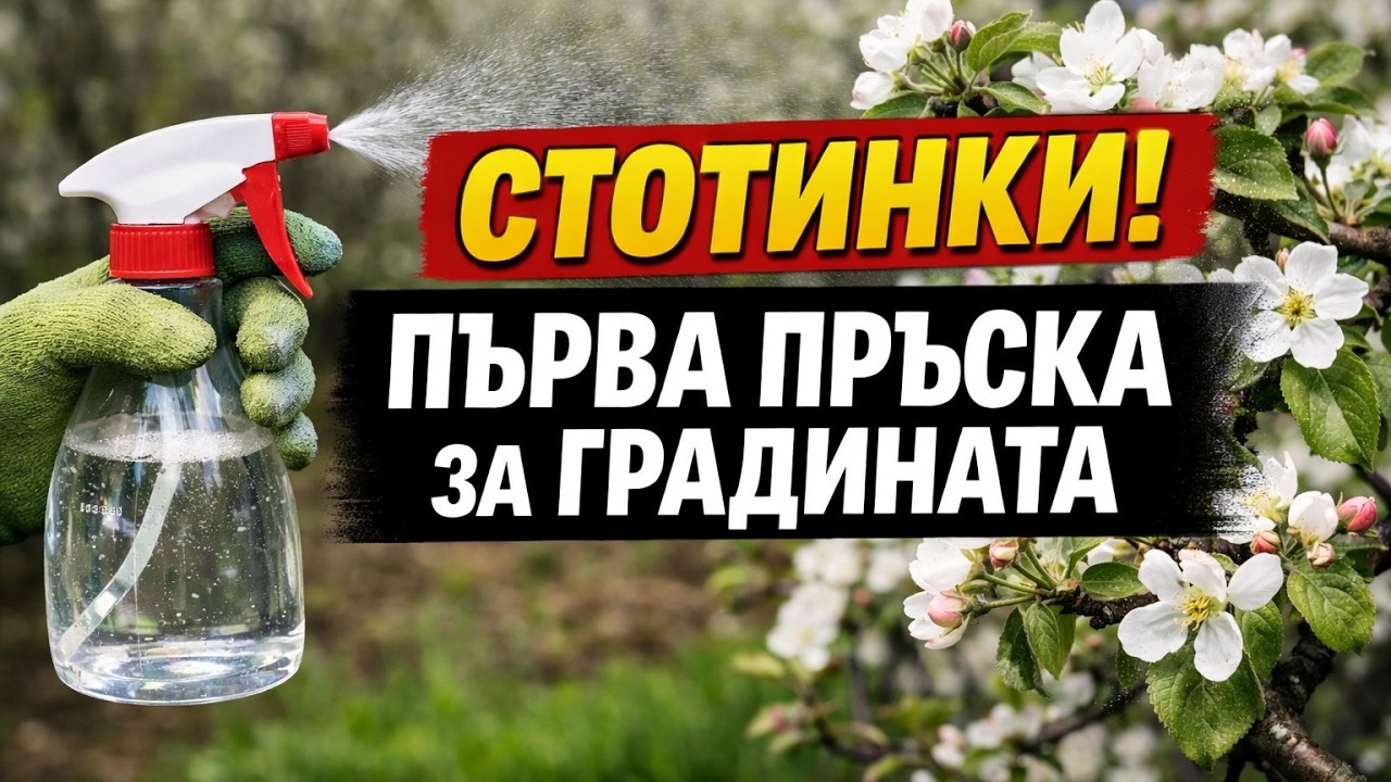 НЕ СИН КАМЪК! НЕ КАРБАМИД! Тайната за Първа Обработка на Градината за СТОТИНКИ!
