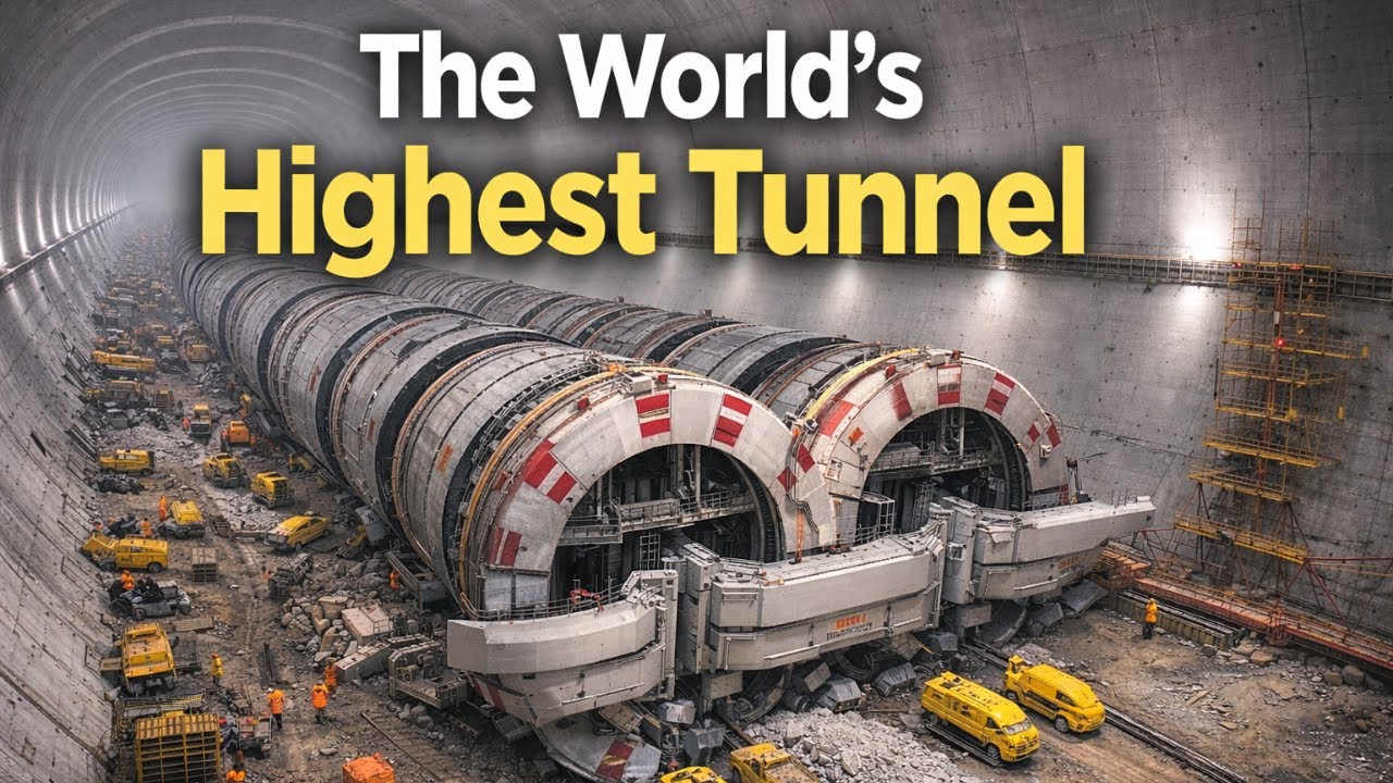 Here's How India's Engineers Built The World's Highest Tunnel