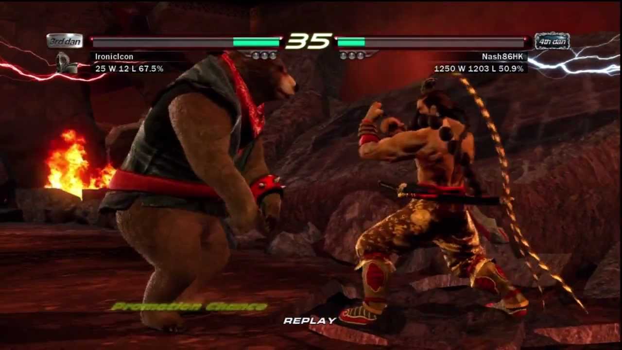 Tekken 6 Kuma / Panda vs Feng Wei