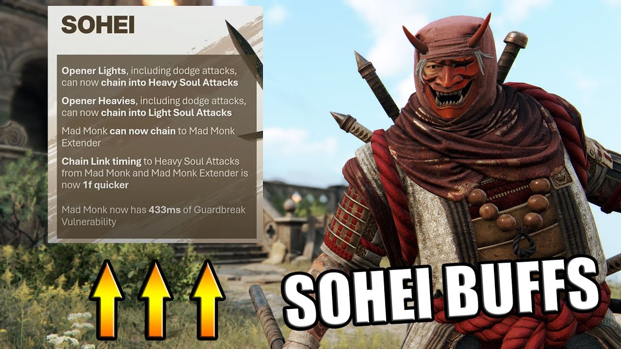 БОЛЬШЕ УНИВЕРСАЛЬНОСТИ ДЛЯ СОХЭЯ &mdash; новые усиления для Сохея | ForHonor